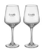 CHEERS – Set of 2 wine glasses – item picture printed