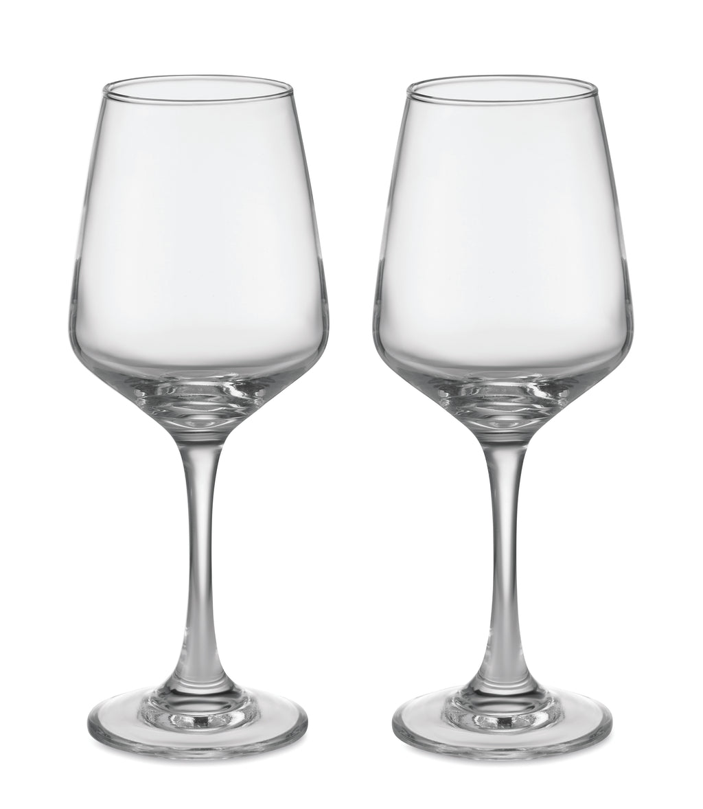 CHEERS – Set of 2 wine glasses – Transparent