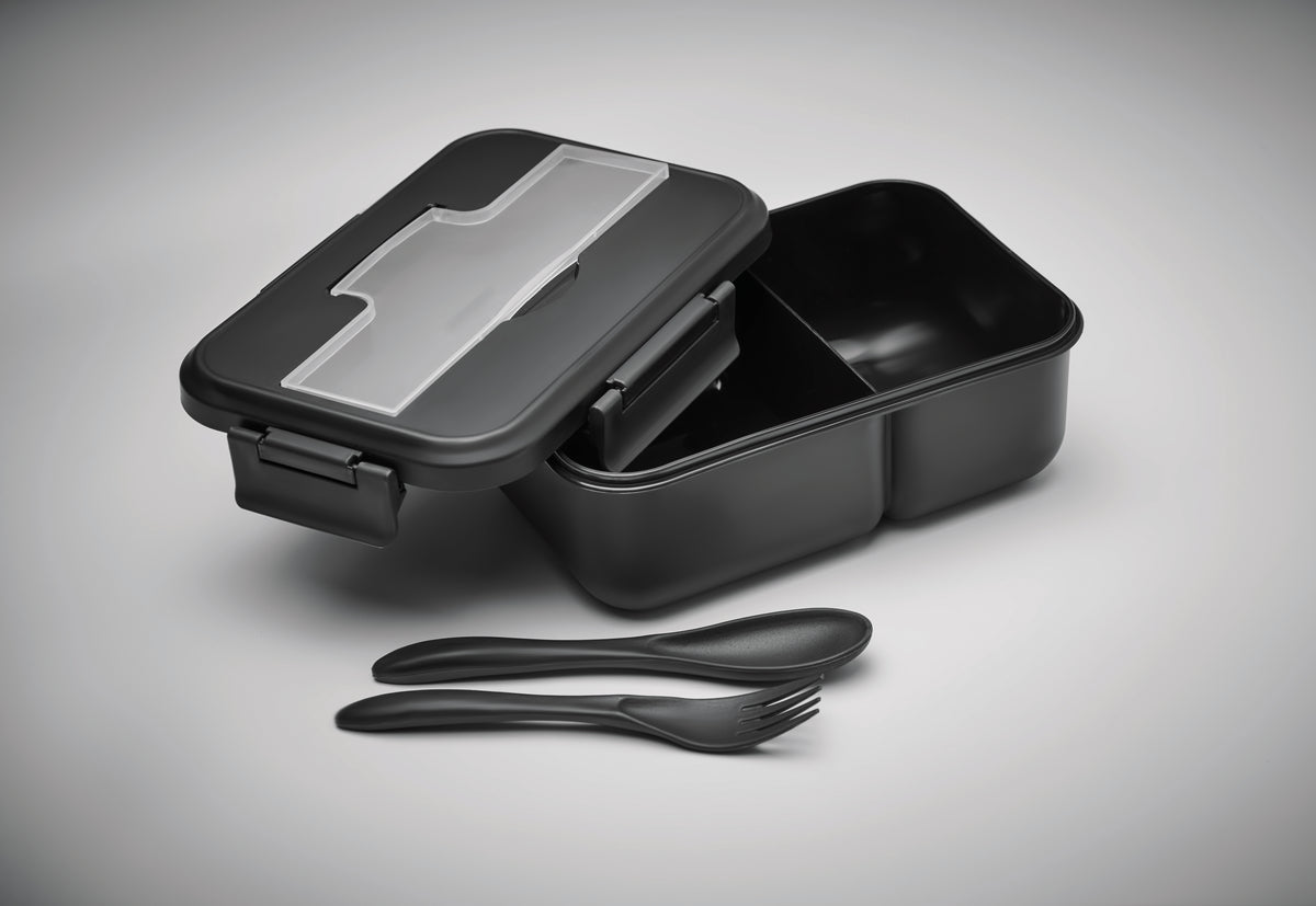 MAKAN – Lunch box with cutlery in PP – item detail picture