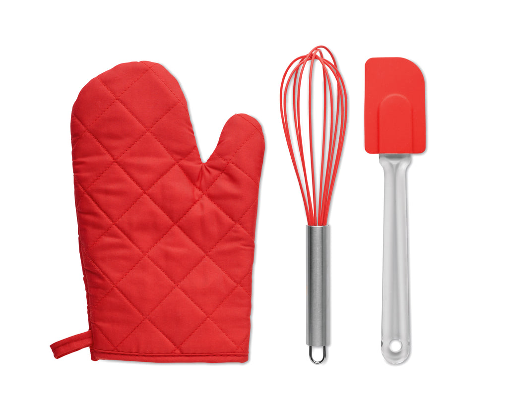 DATEKI – Baking utensils set – Red