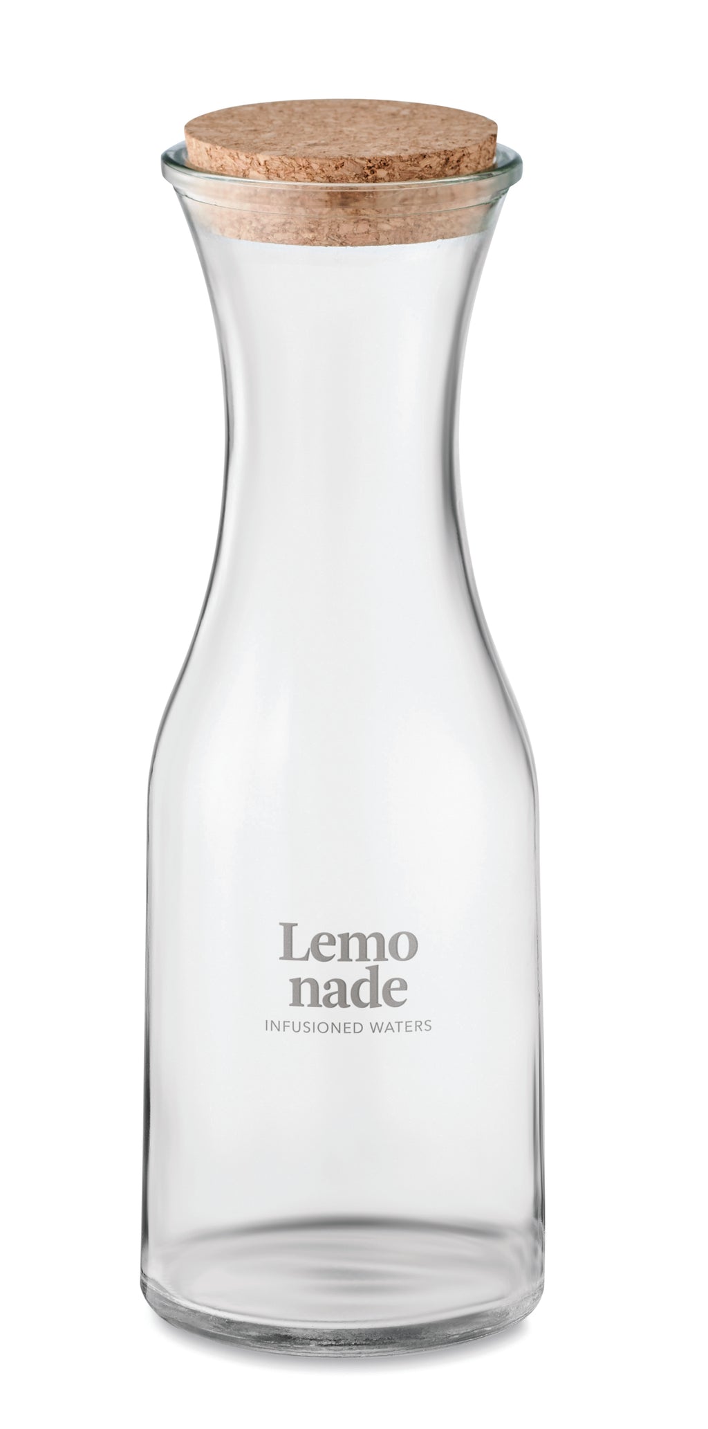 PICCA – Recycled glass carafe 1L – item picture printed