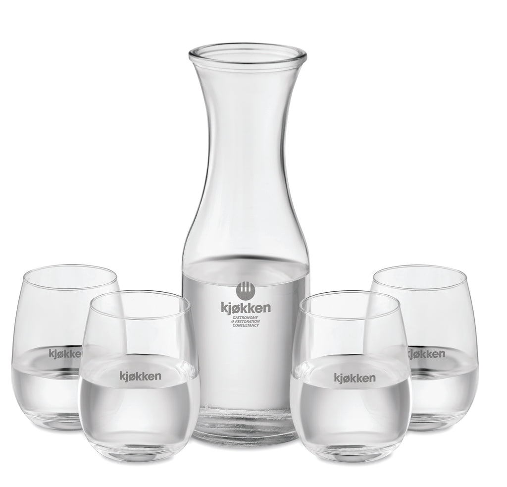PICCADILLY – Set of recycled glass drink – item picture printed