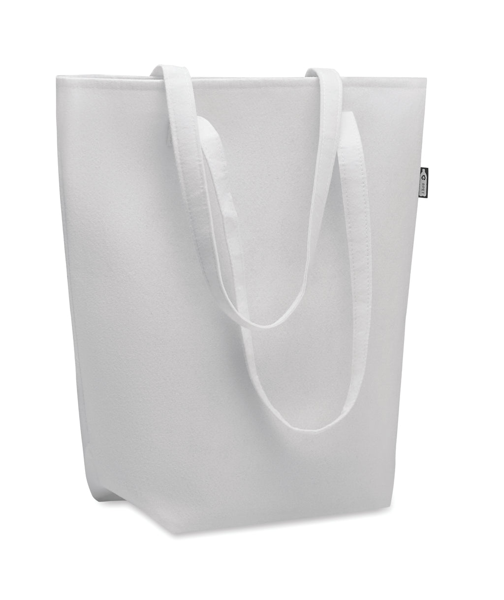 NATA – RPET felt event/shopping bag – White