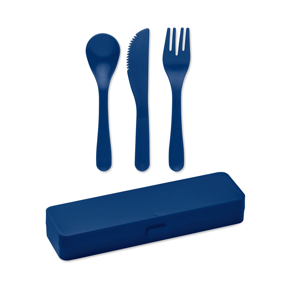 RIGATA – Cutlery set  PP – Blue