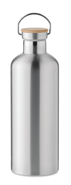 HELSINKI EXTRA – Double wall flask 1,5L – Matt Silver