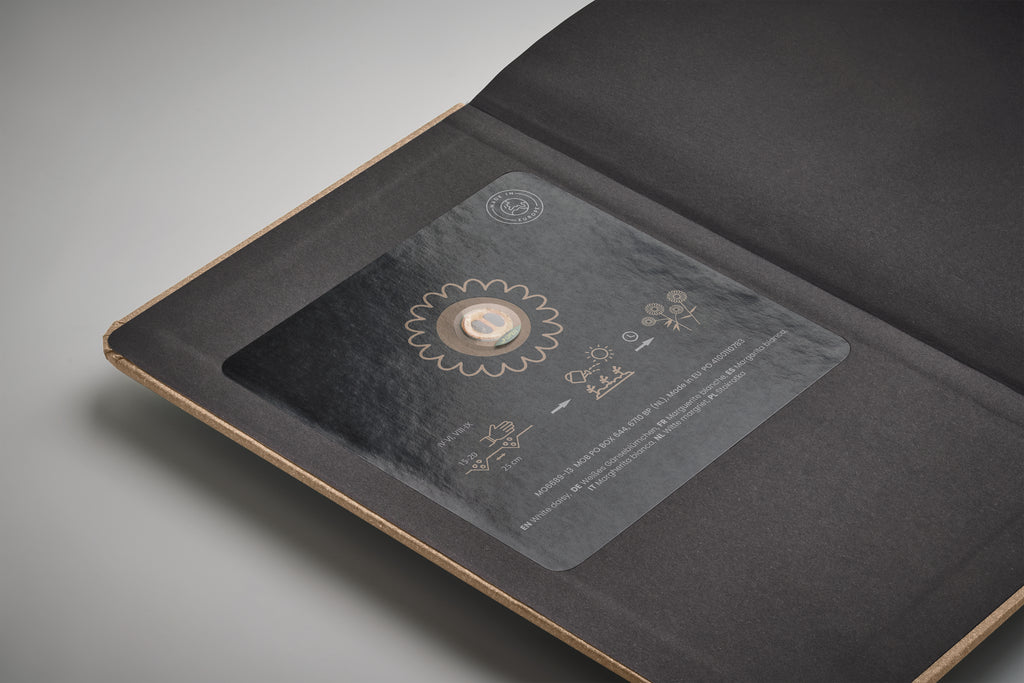 GROW – A5 recycled page notebook – item detail picture