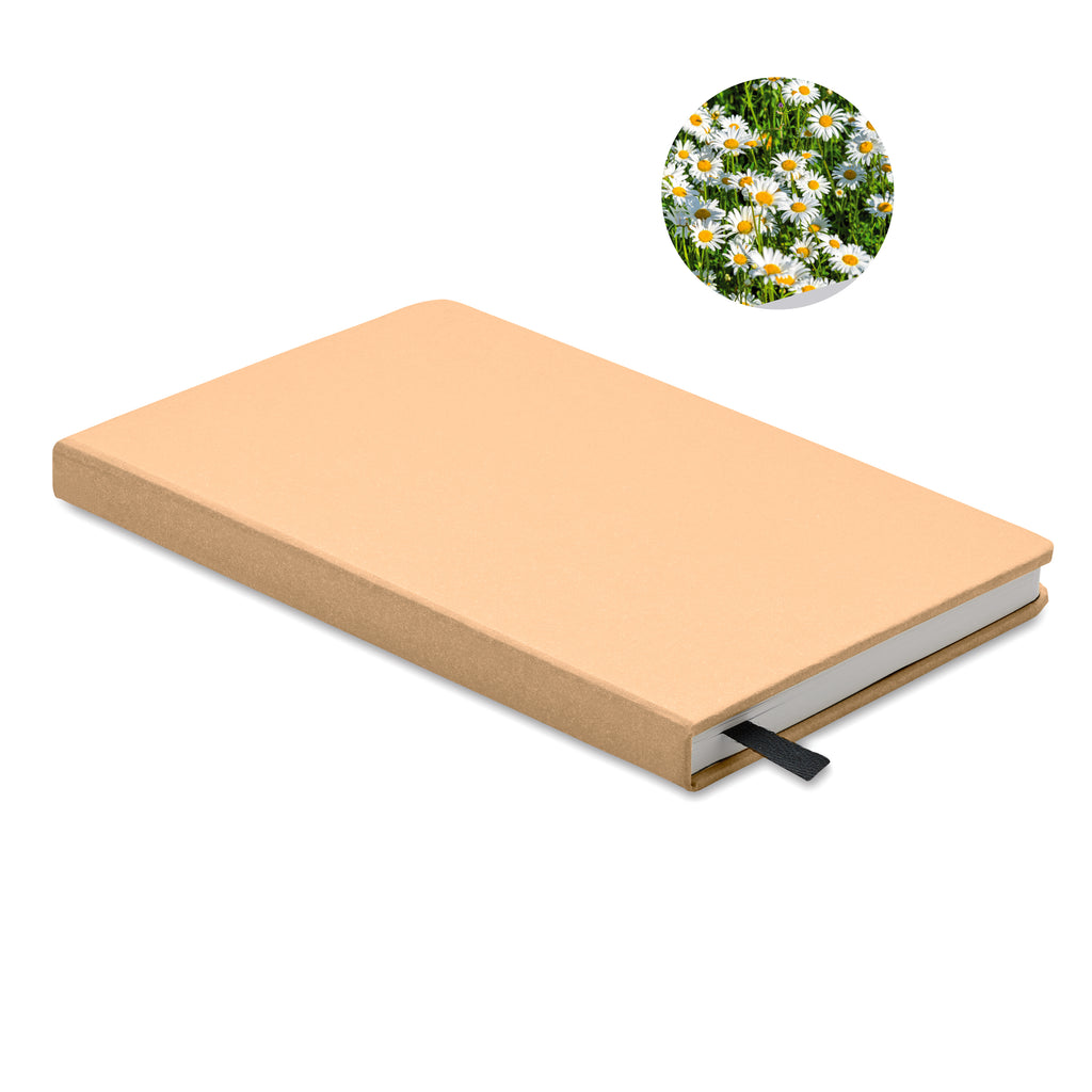 GROW – A5 recycled page notebook – Beige