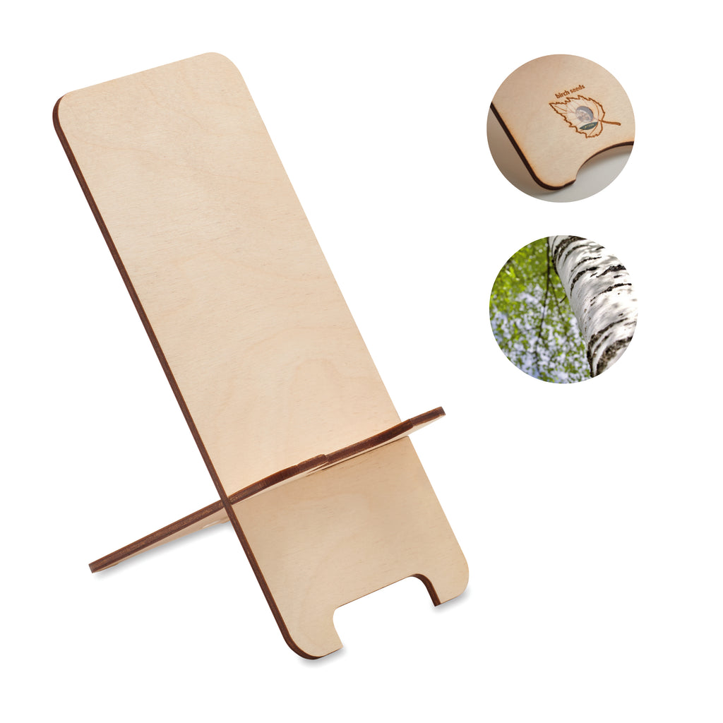 GROUW STAND – Birch Wood phone stand – Wood
