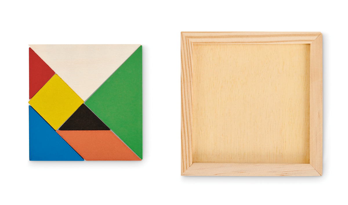 TANGRAM – Tangram puzzle in wood – item picture back
