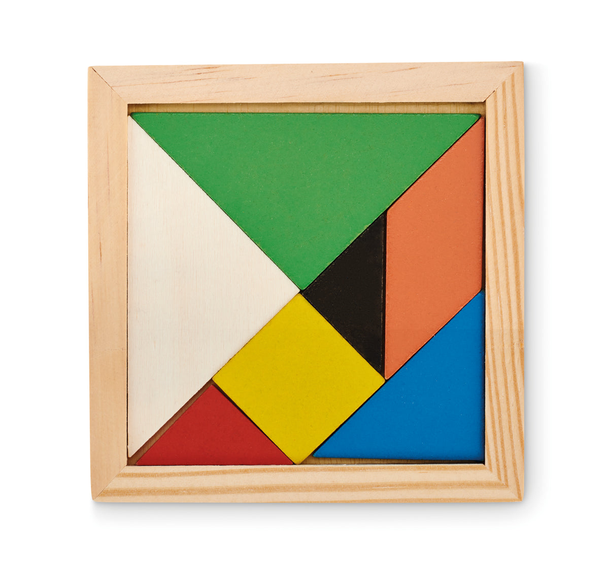 TANGRAM – Tangram puzzle in wood – item picture side