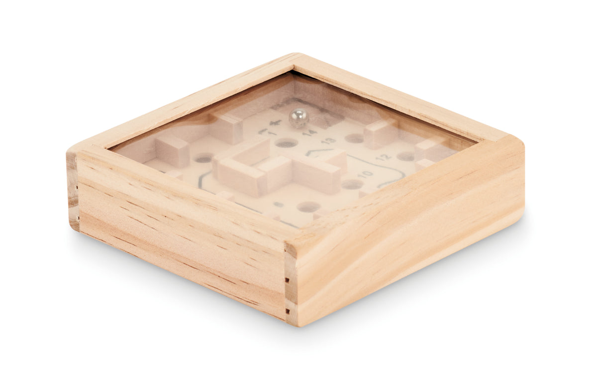 ZUKY – Pine wooden labyrinth game – item picture side