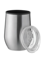 CHIN CHAN – Double wall travel cup 350 ml – Matt Silver