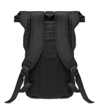 ZURICH ROLL – Rolltop washed canvas backpack – item picture back