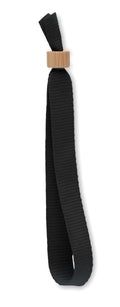 FIESTA – RPET polyester wristband – Black