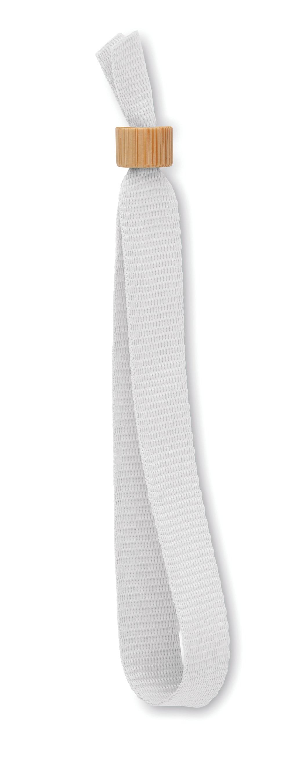FIESTA – RPET polyester wristband – White
