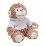 LENNY – Teddy monkey plush – White