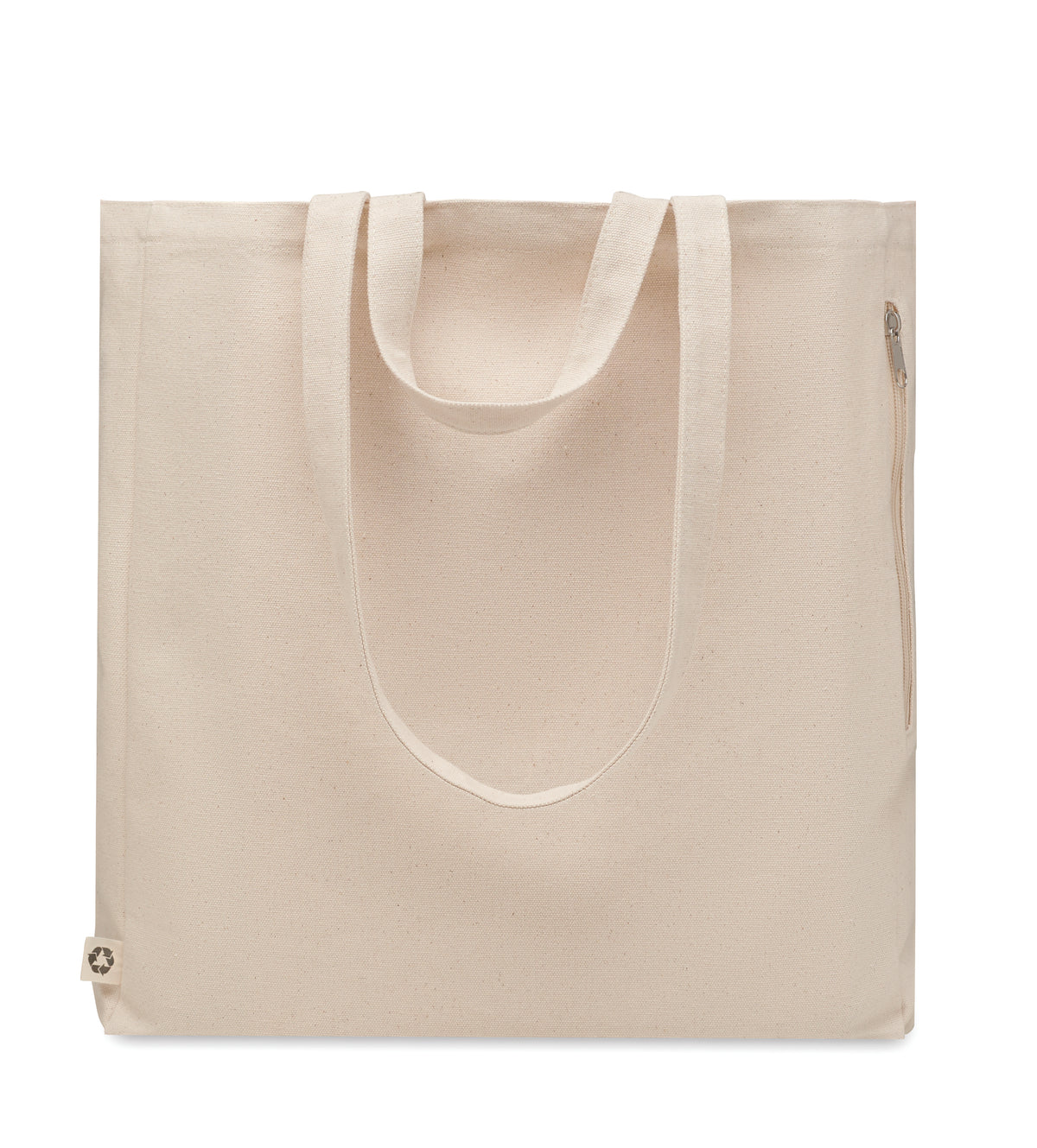 GAVE – Recycled cotton shopping bag – item picture side