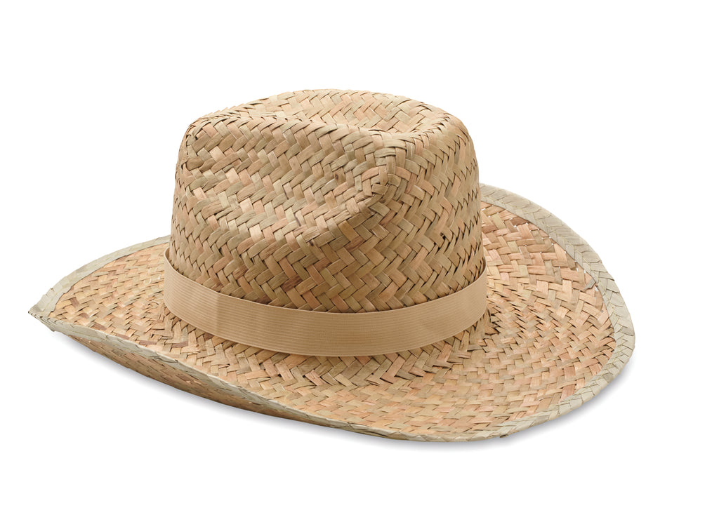 TEXAS – Natural straw cowboy hat – Beige