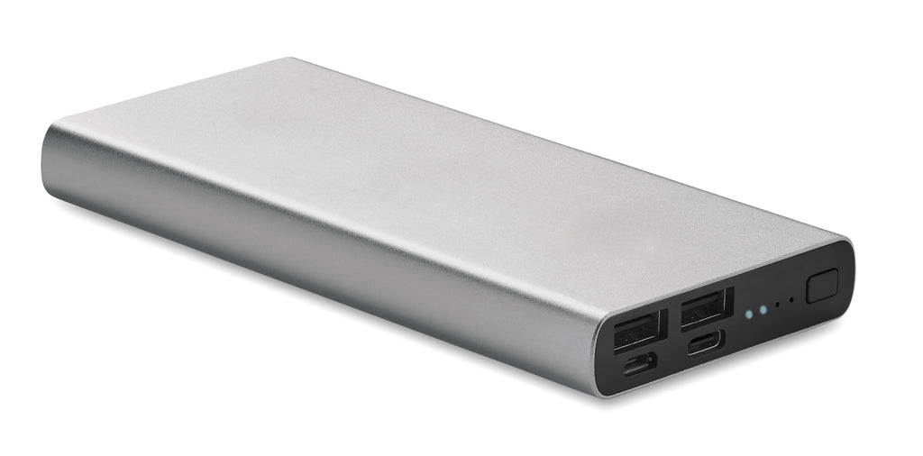 POWERFLAT 10C – Powerbank 10000mAh 18W – Matt Silver