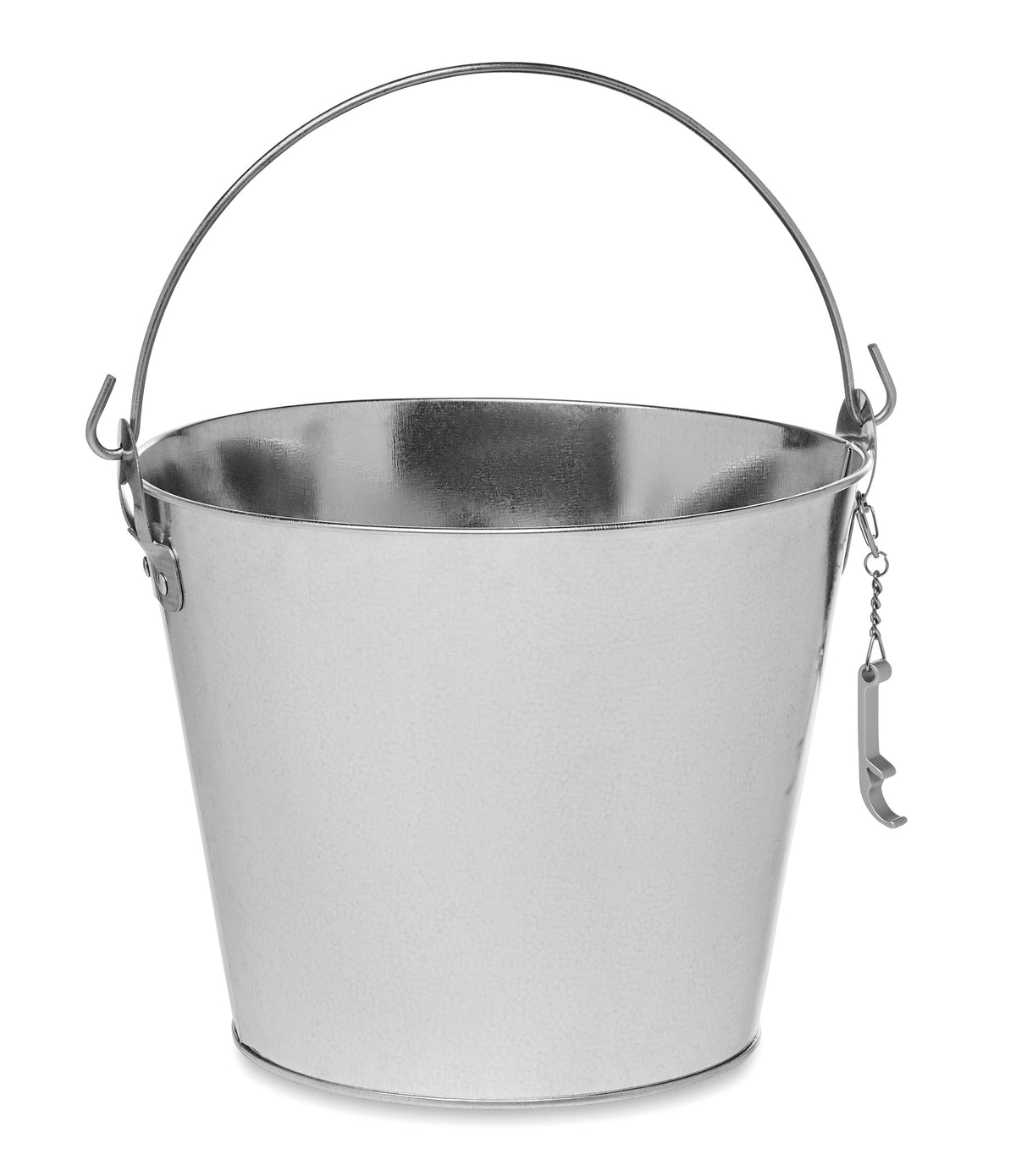 BUCKY – Metal beer bucket 4L – Matt Silver