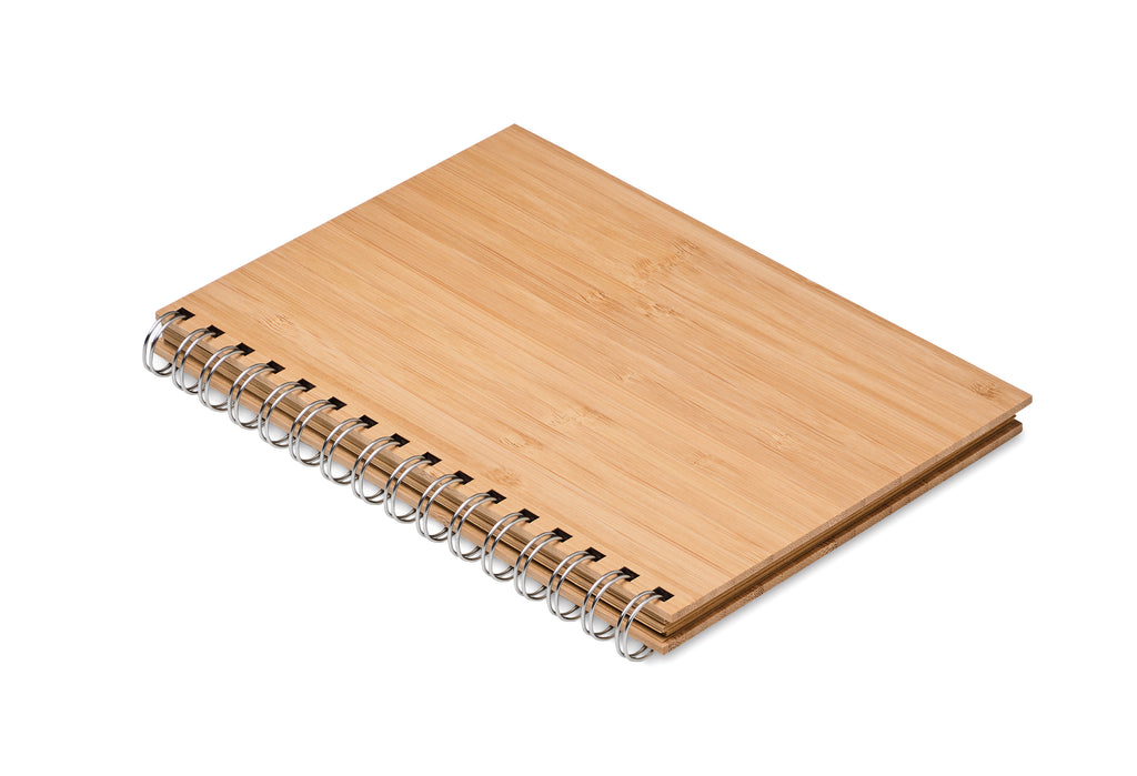 BRAM – A5 ring bound Bamboo notebook – Wood
