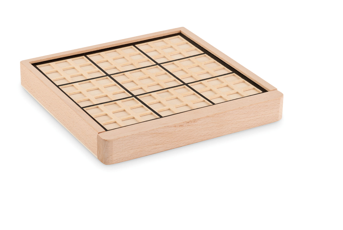 SUDOKU – Wooden sudoku board game – item picture side
