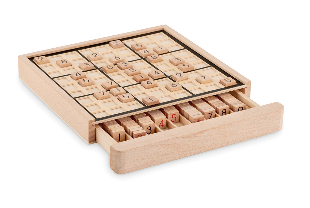 SUDOKU – Wooden sudoku board game – Wood