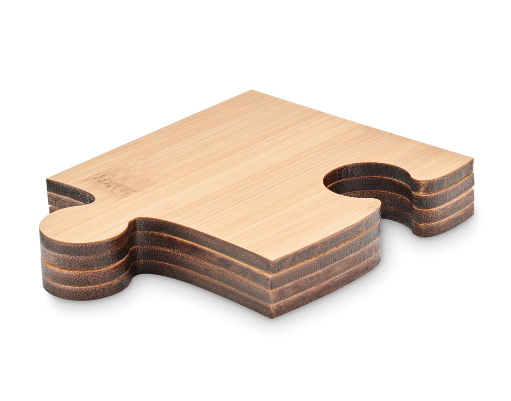 LEPY – Set of 4 puzzle coasters – item picture back