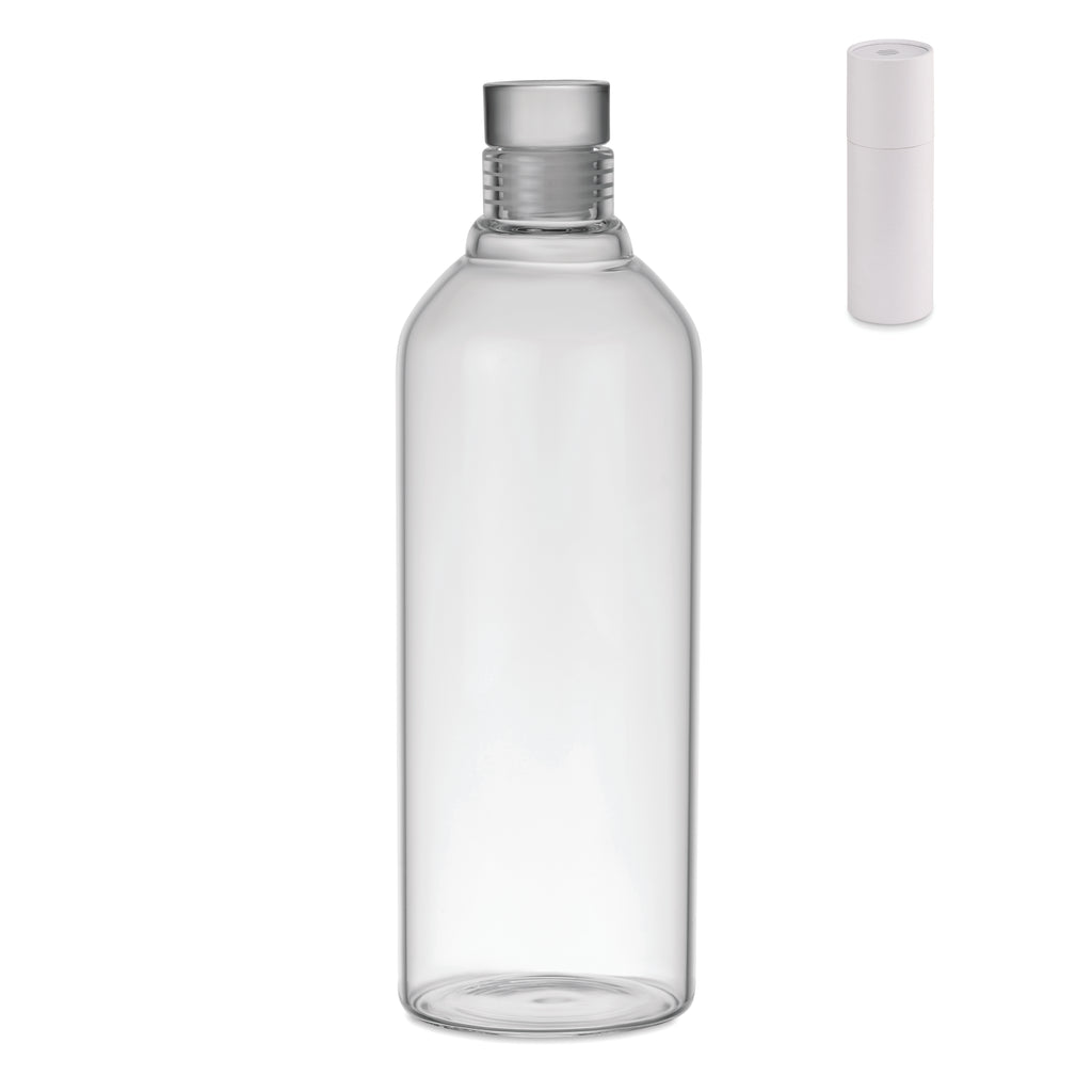 LARGE LOU – Borosilicate bottle 1L – Transparent