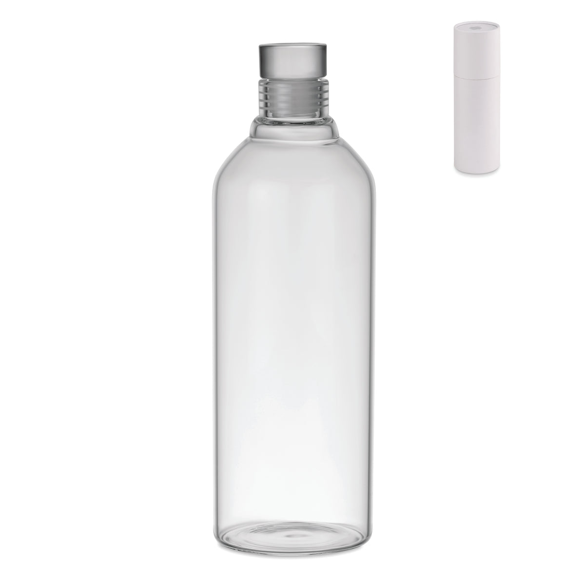 LARGE LOU – Borosilicate bottle 1L – Transparent
