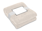 LOGAN – RPET fleece blanket 280 gr/m² – Beige