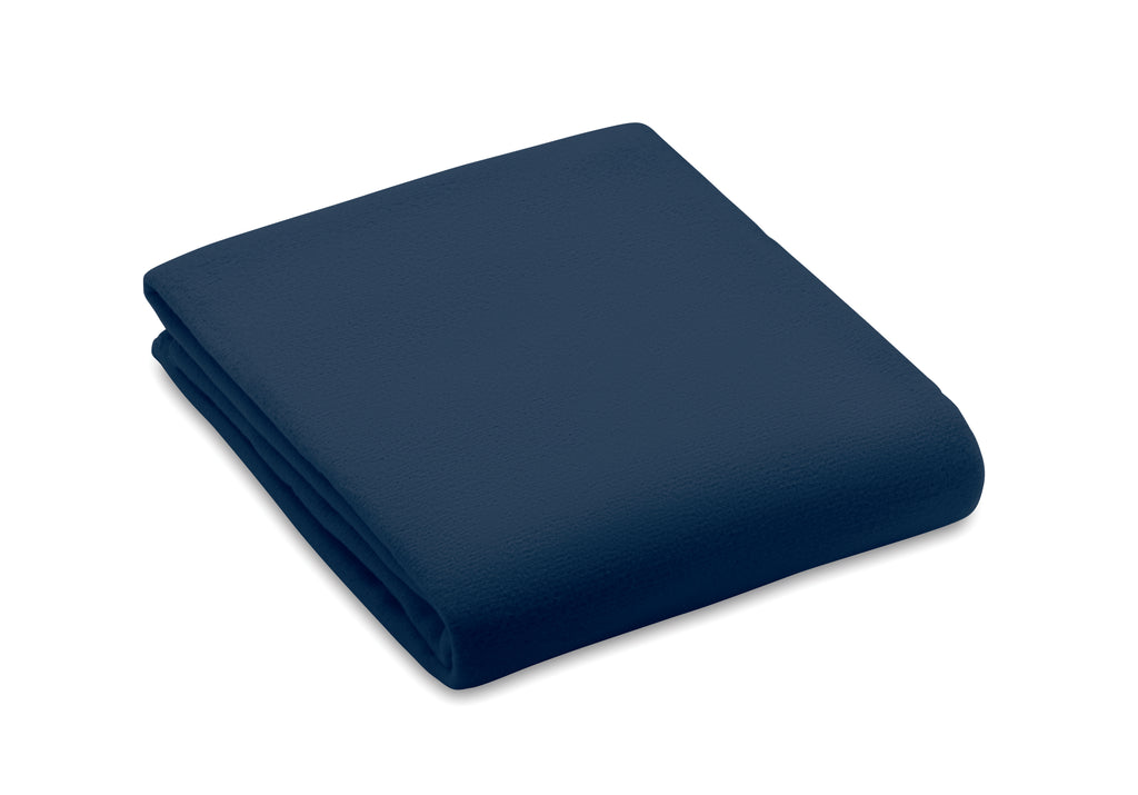 BOGDA – RPET fleece blanket 130gr/m² – Blue