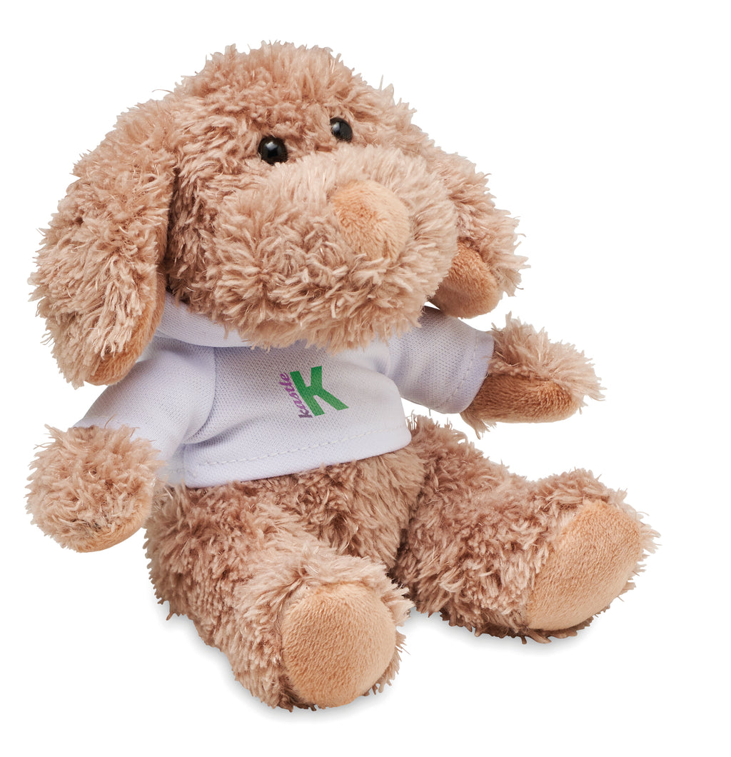 DOGGY – Dog plush wearing a hoodie – item picture printed