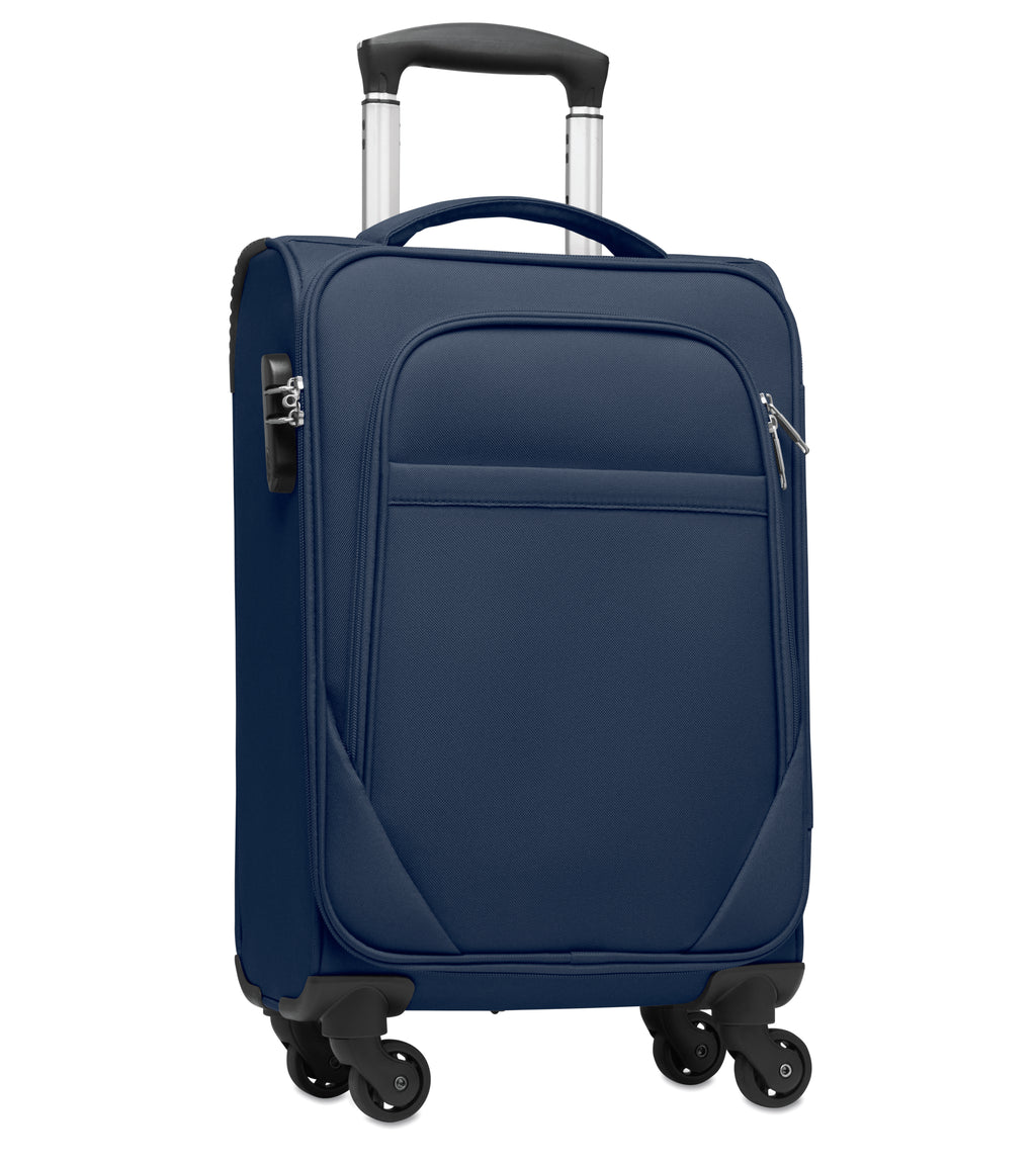 VOYAGE – 600D RPET Soft trolley – Blue