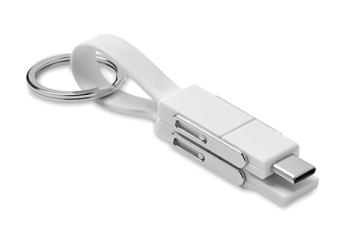 KEY C – keying with 4 in 1 cable – White