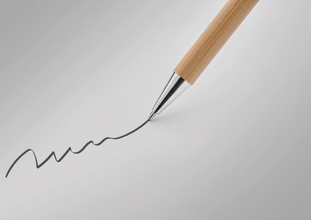NAIRA – Bamboo twist type ball pen – item detail picture