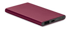 POWERFLAT C – Powerbank 4000mAh 10W – Burgundy