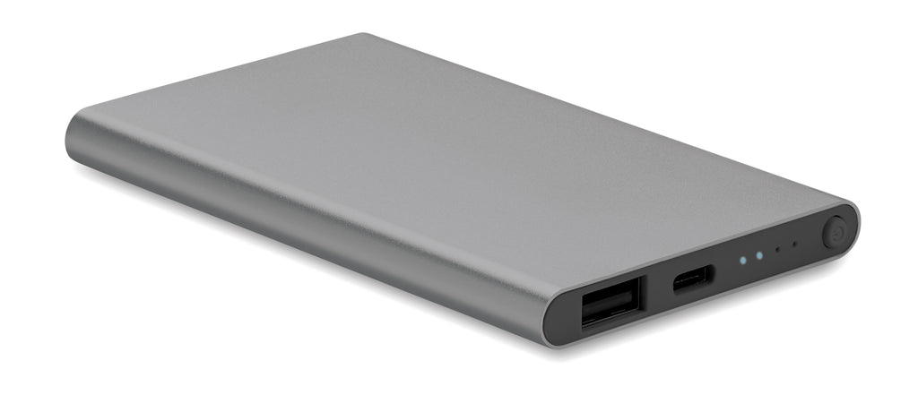 POWERFLAT C – Powerbank 4000mAh 10W – Titanium