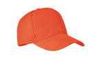 SENGA – 5 Panel rpet cap 210 gr/m² – Orange