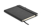 ARPU – Recycled leather A5 notebook – Black
