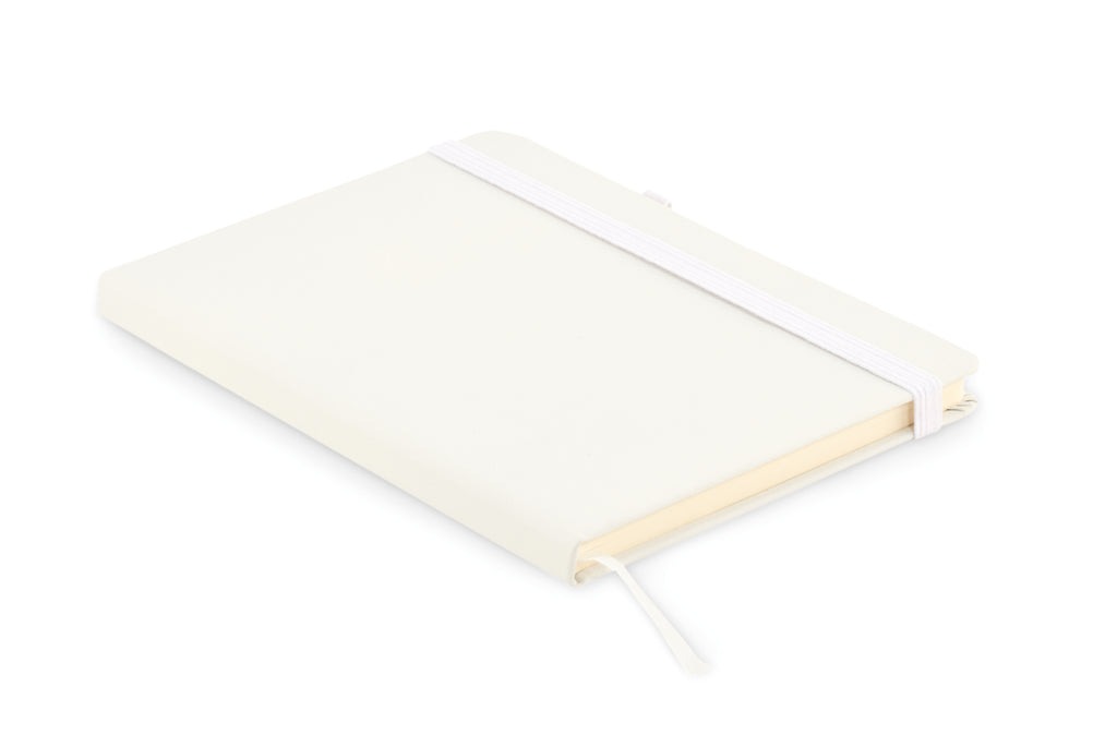 ARPU – Recycled leather A5 notebook – White