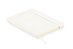 ARPU – Recycled leather A5 notebook – White