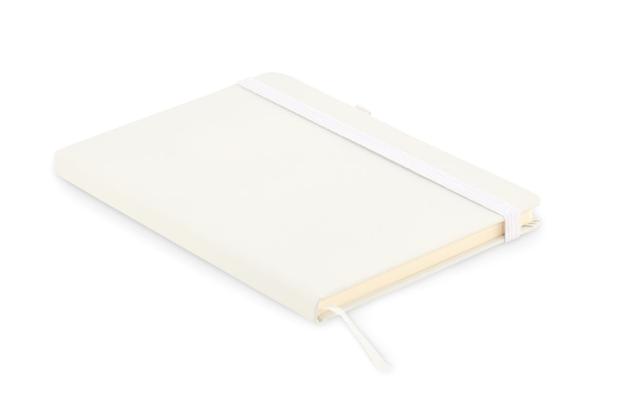 ARPU – Recycled leather A5 notebook – White