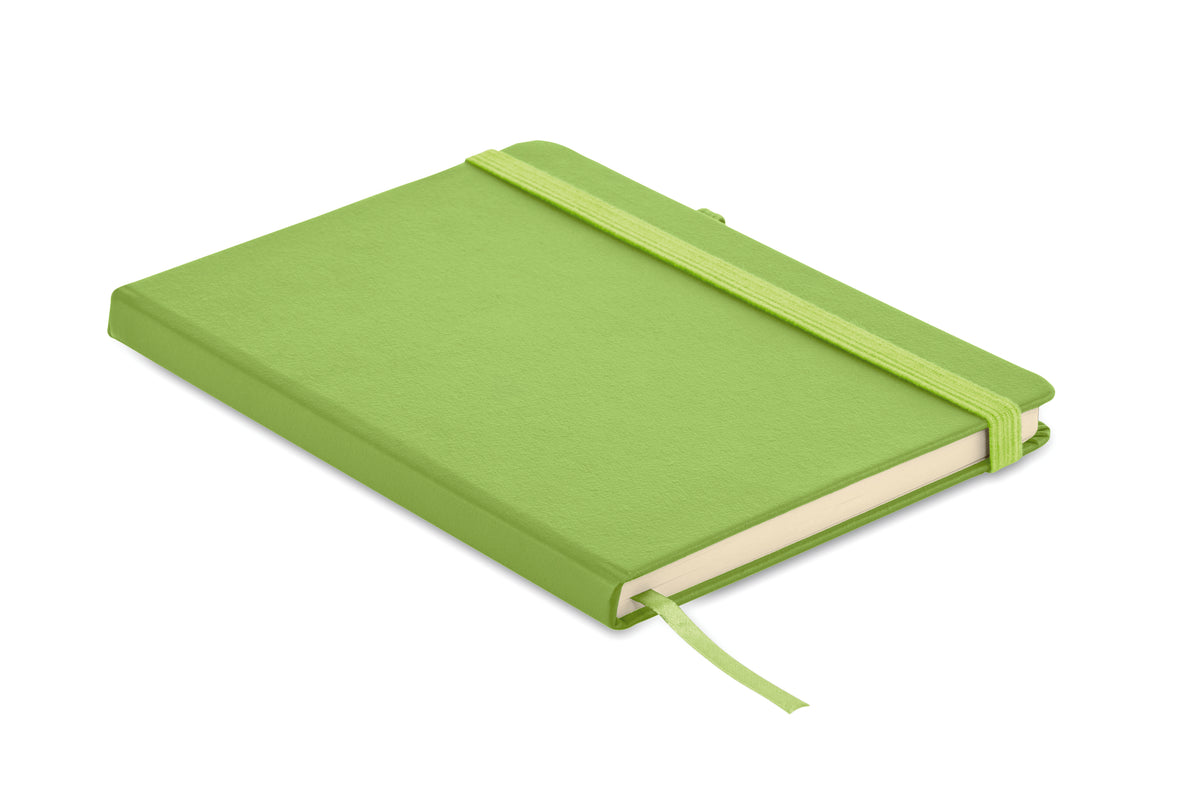 ARPU – Recycled leather A5 notebook – Lime