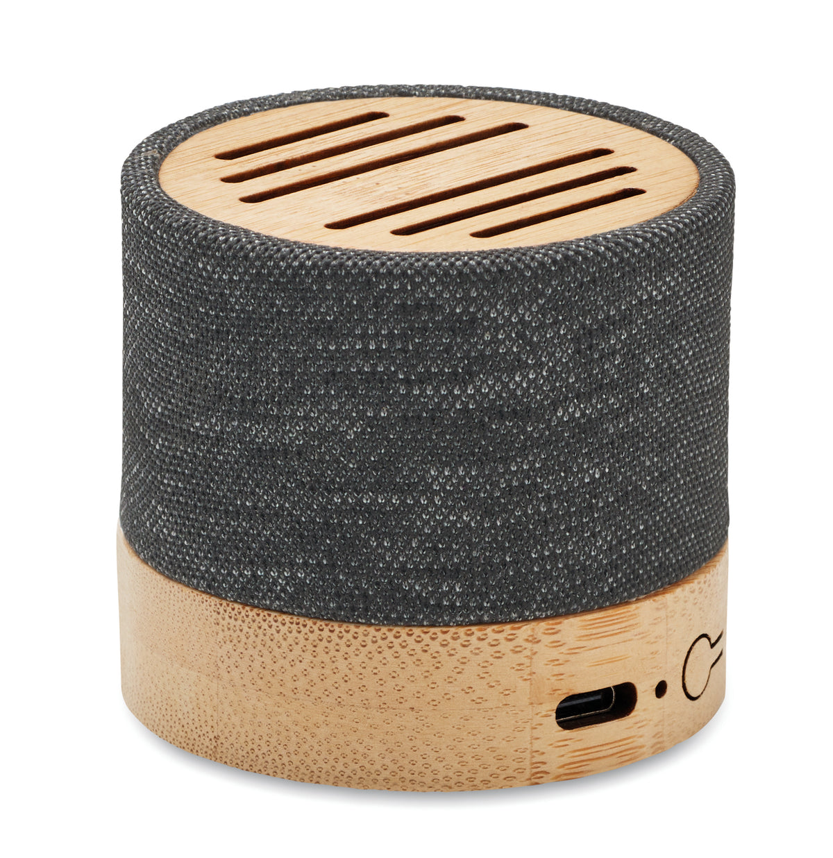 BOOL – Bamboo RPET wireless speaker – item picture open