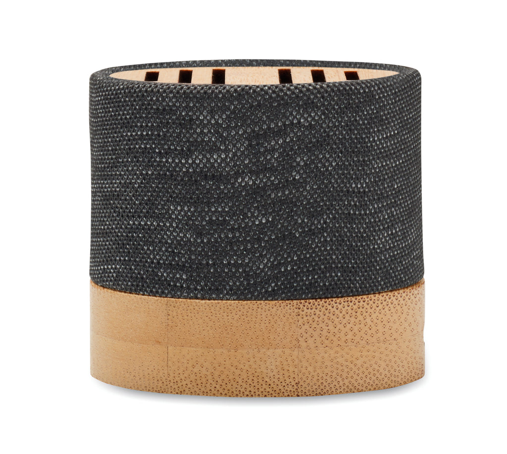 BOOL – Bamboo RPET wireless speaker – item picture top