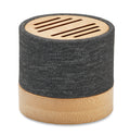 BOOL – Bamboo RPET wireless speaker – Black