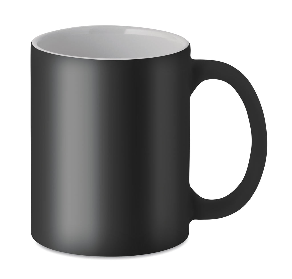 DUBLIN COLOUR – Matt coloured mug 300 ml – Black