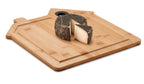 RUMAT – Bamboo house cutting board – item picture side