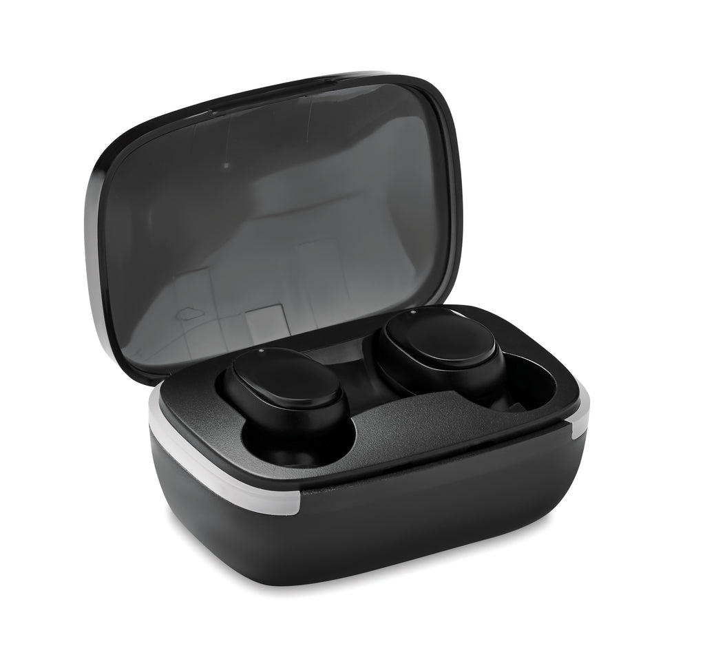 KOLOR – TWS earbuds with charging case – Black
